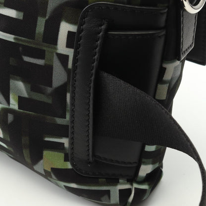Fendi Black Green Nylon Leather — view 8