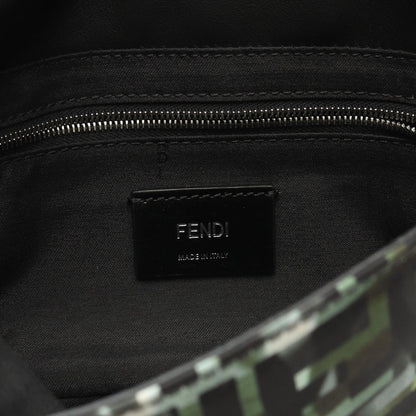Fendi Black Green Nylon Leather — view 4