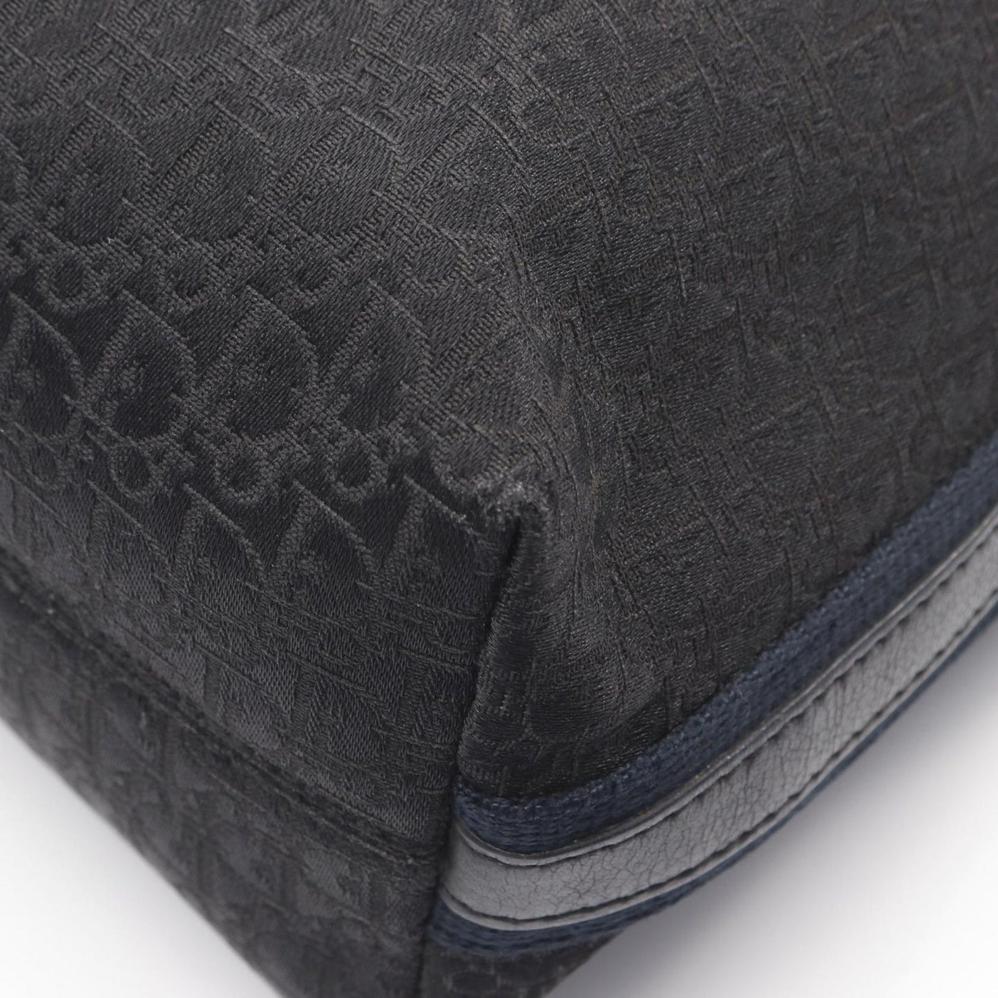 Dior Dio Shoulder Bag tosnine Tobta Black Canvas Leather SleLadyUse — view 5