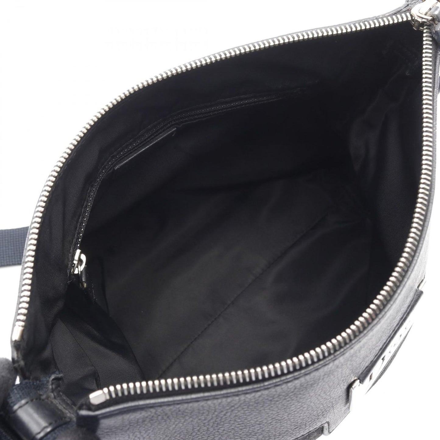 Dior Dio Shoulder Bag tosnine Tobta Black Canvas Leather SleLadyUse — view 3