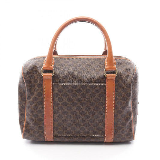 Celine Seri Handbag Brown Canvas Leather