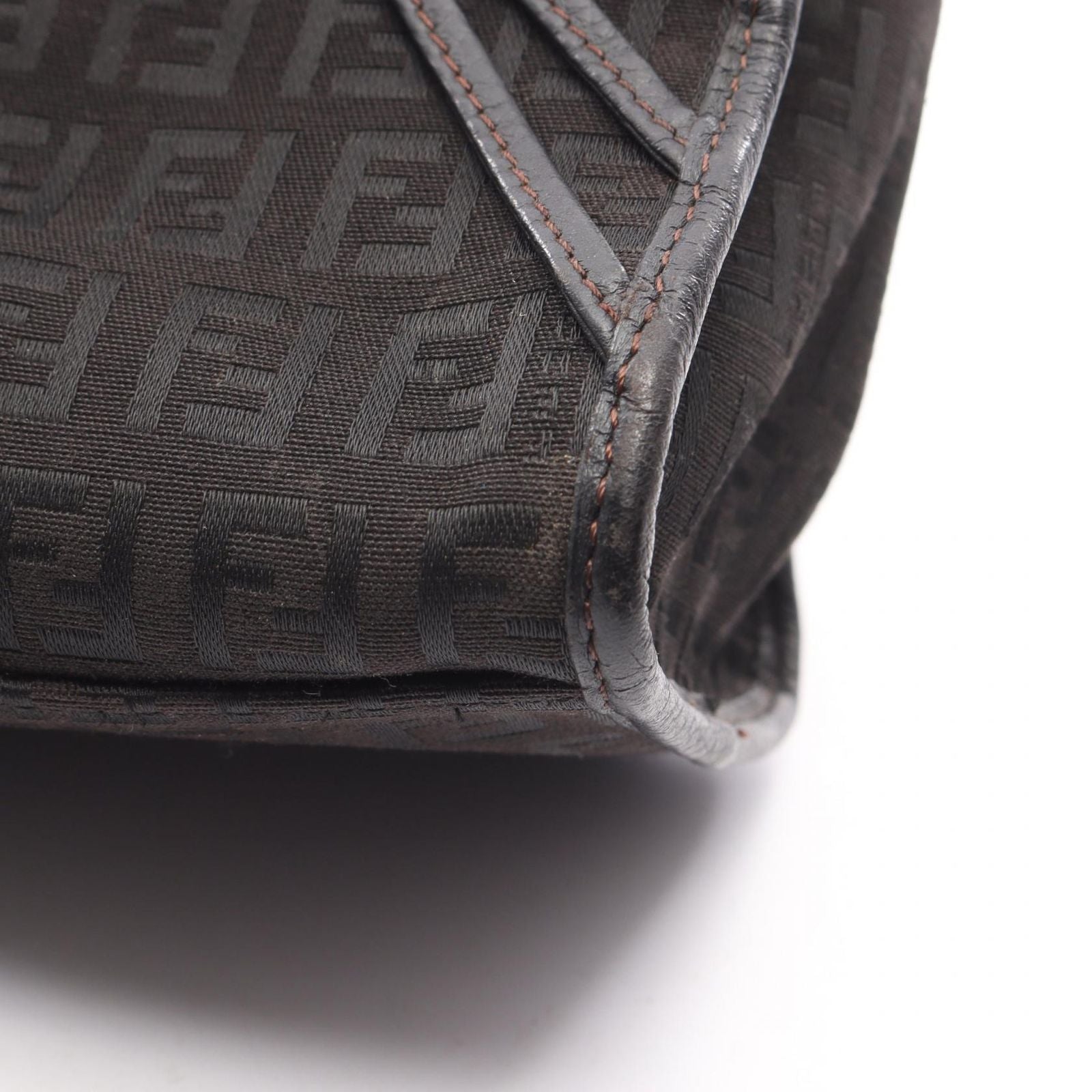 Fendi Handbag of Da Ninebrown Canvas Leather of — view 8