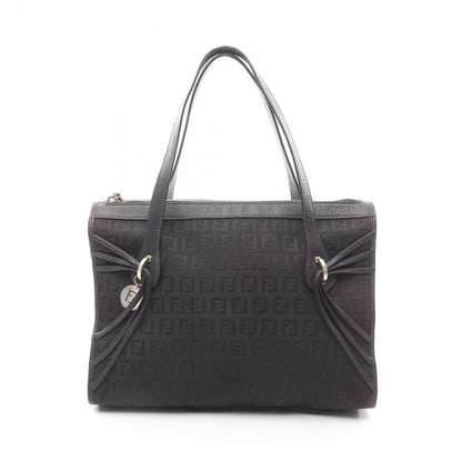 Fendi Handbag of Da Ninebrown Canvas Leather of