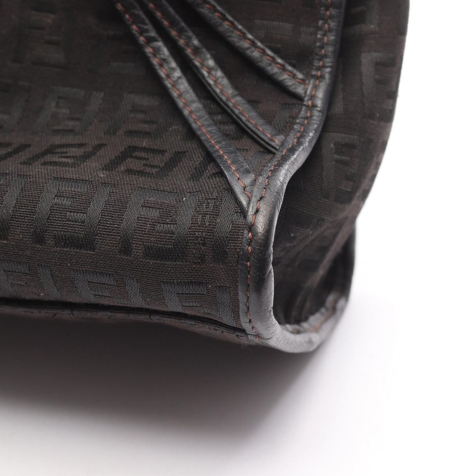 Fendi Handbag of Da Ninebrown Canvas Leather of — view 9