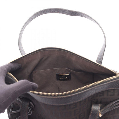 Fendi Handbag of Da Ninebrown Canvas Leather of — view 6