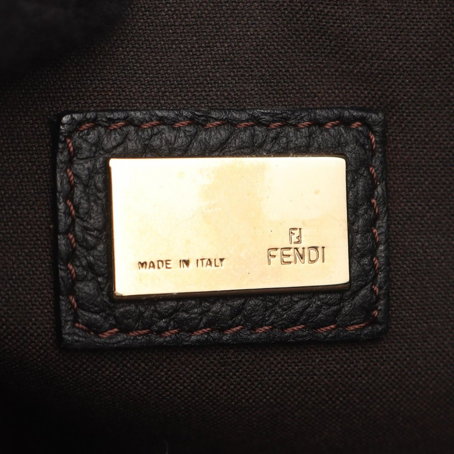 Fendi Handbag of Da Ninebrown Canvas Leather of — view 4