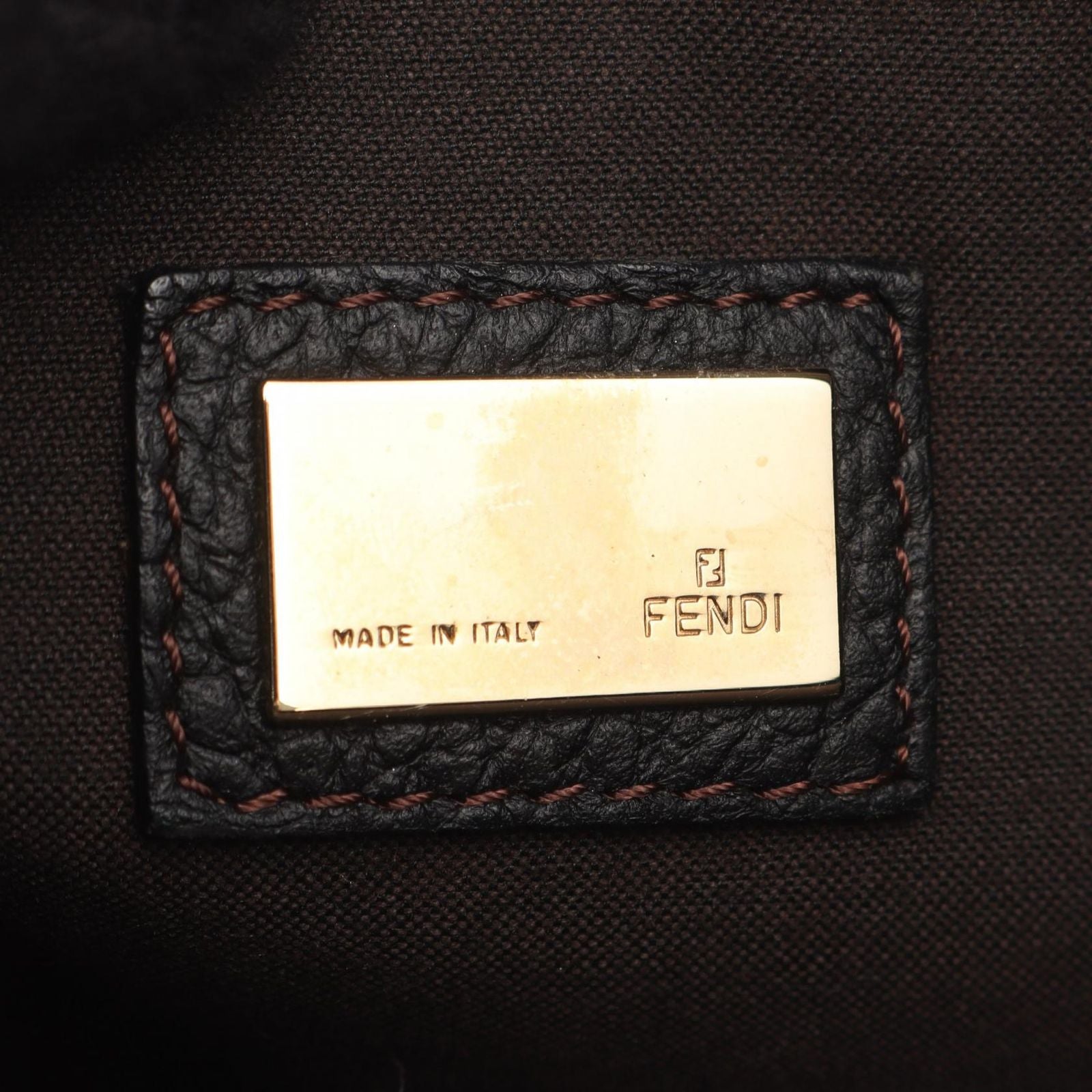 Fendi Handbag of Da Ninebrown Canvas Leather of — view 4