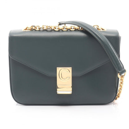 Celine Seri Shoulder Bag Midi Da Ninegreen Leather Che