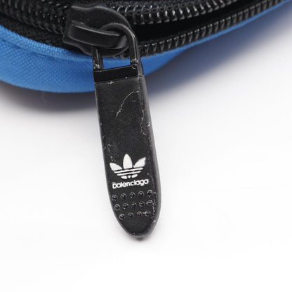 Balenciaga Shoulder Bag Adidas Black Blue White Canvas — view 7