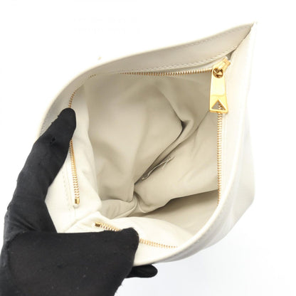 Bottega Veneta Clutch Mini the White Leather Minithe — view 3