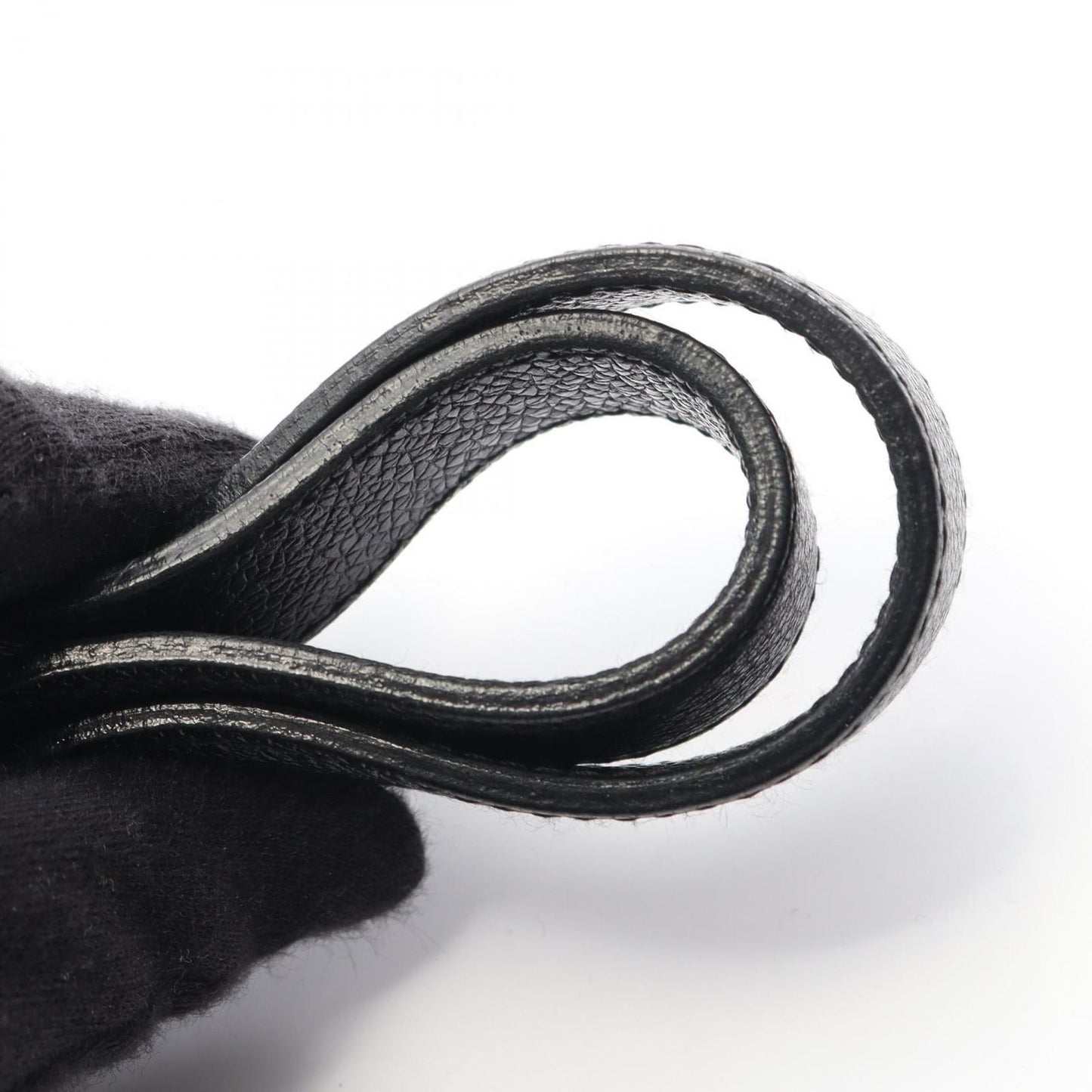 Bvlgari Handbag Logo Mania Black Canvas Leather — view 6