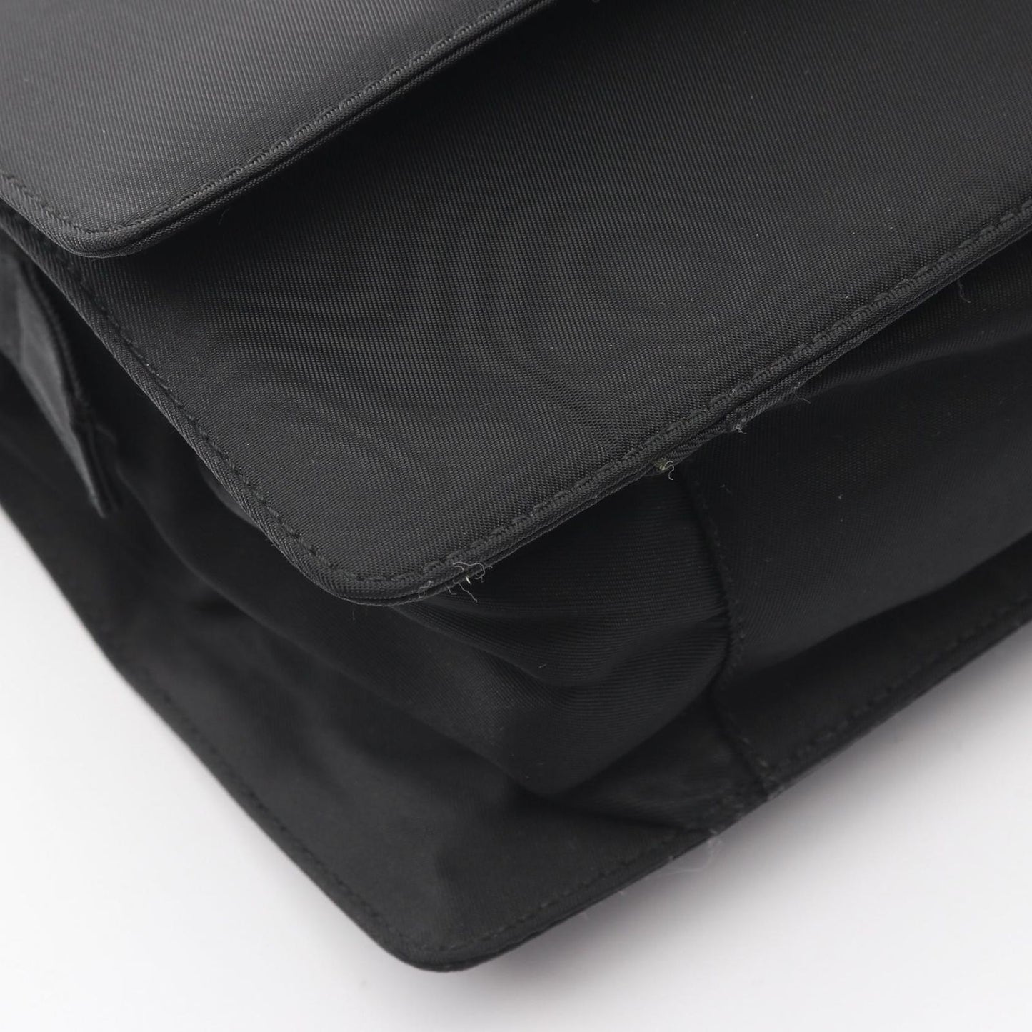 Prada Lada Shoulder Bag Black Nylon lelogo — view 7