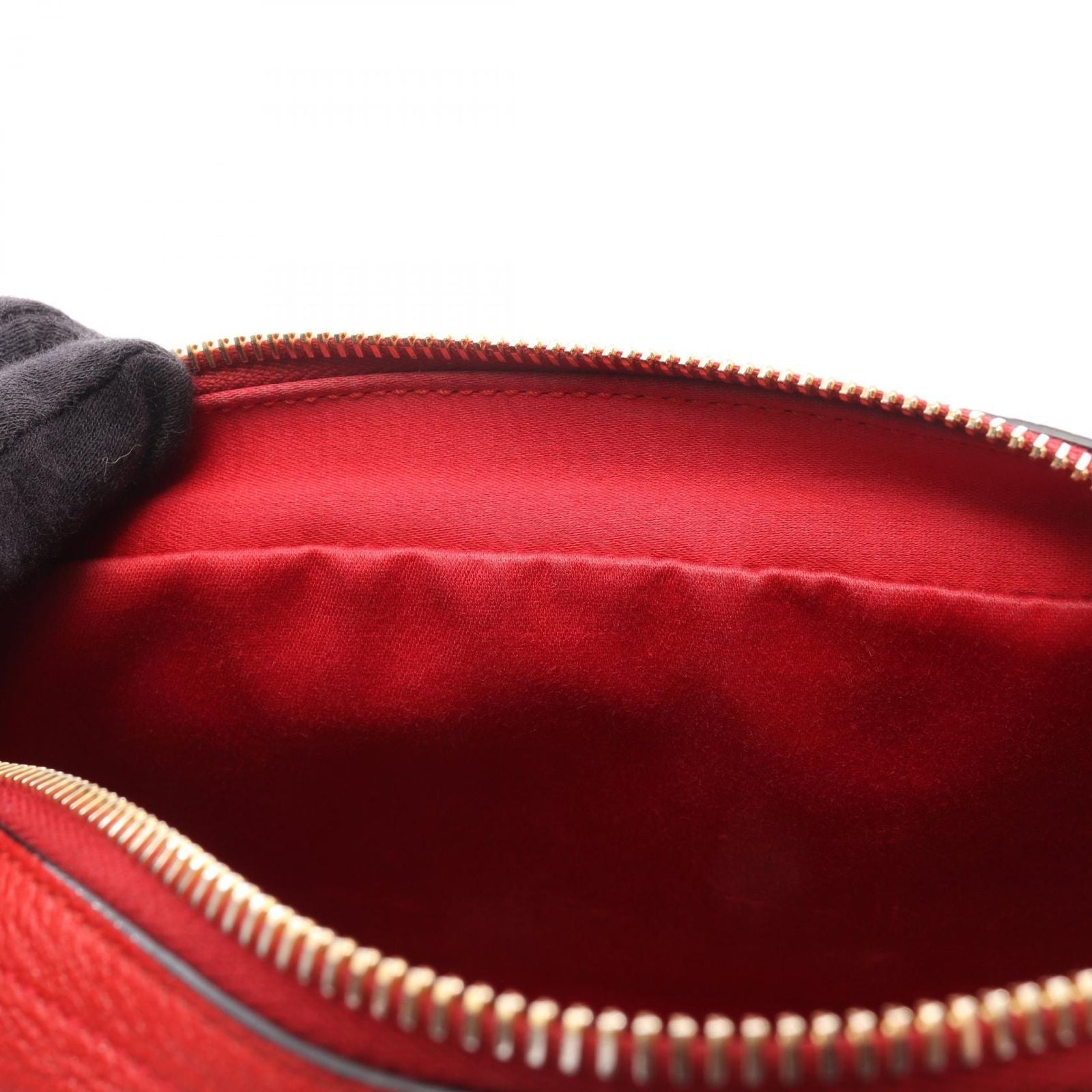 Miu Miu Shoulder Bag Miu MM Red Leather — view 5