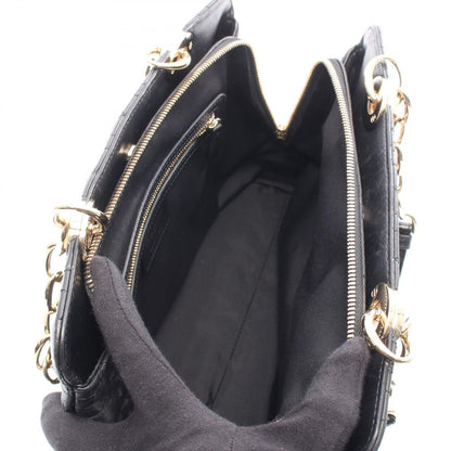 Dior Dio Tote Ladydio Cannage Black Leather Che — view 3