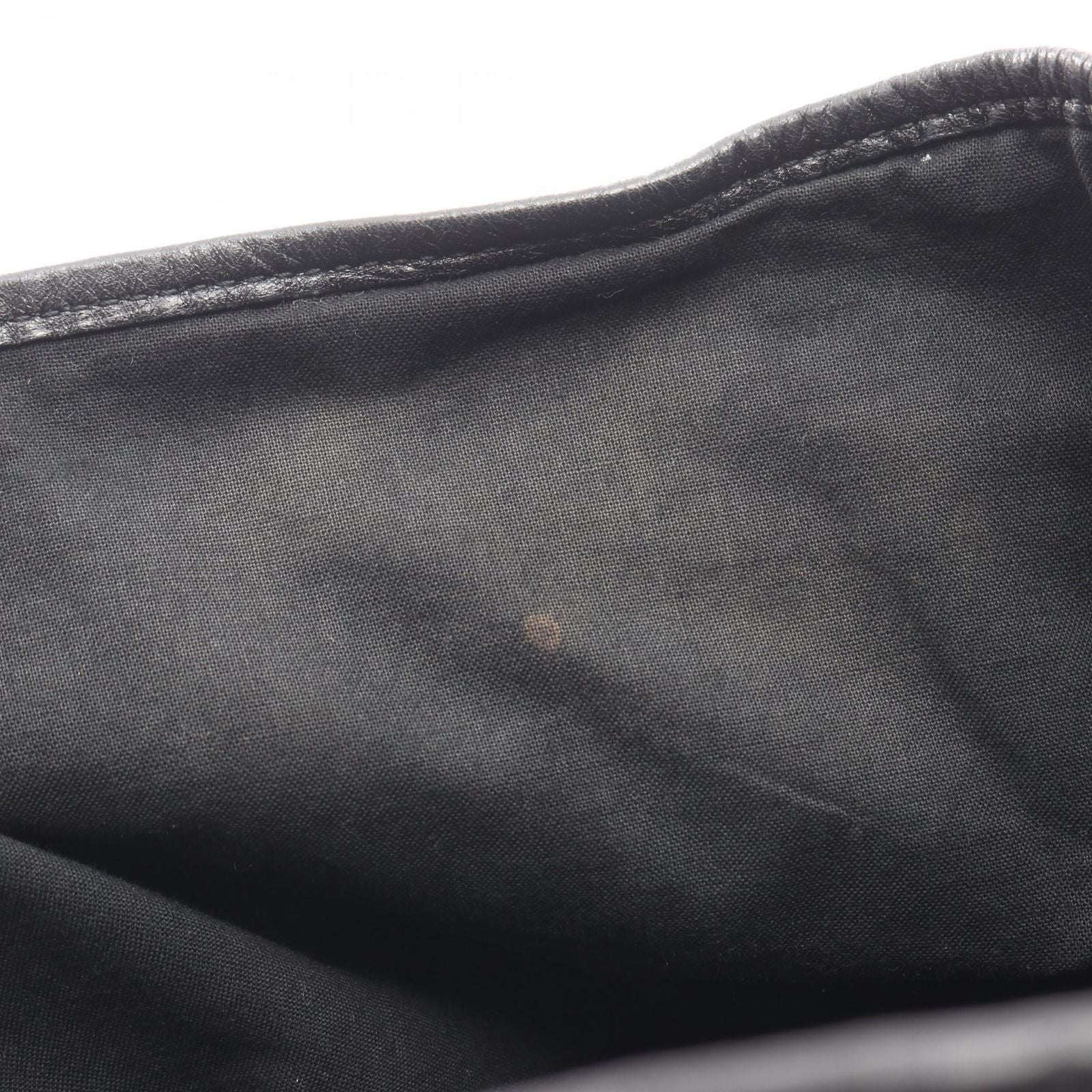 Balenciaga Tote Navy Cabas Black Leather — view 6