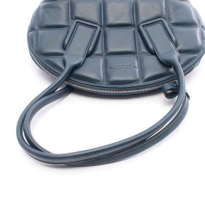 Bottega Veneta Handbag the Navy Leather the 2-Way — view 5