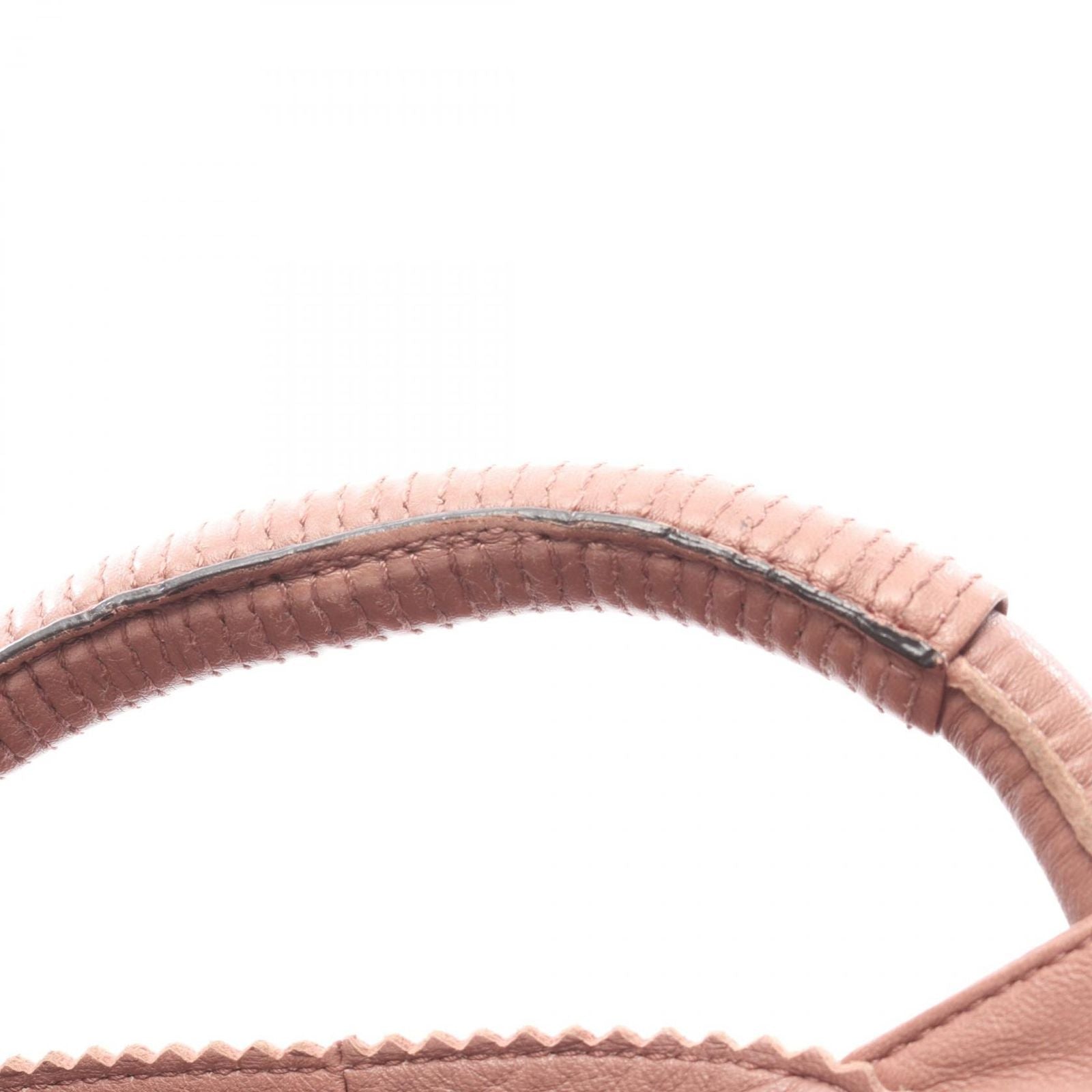 Loewe Handbag Napaare Beige Pink Leather — view 8