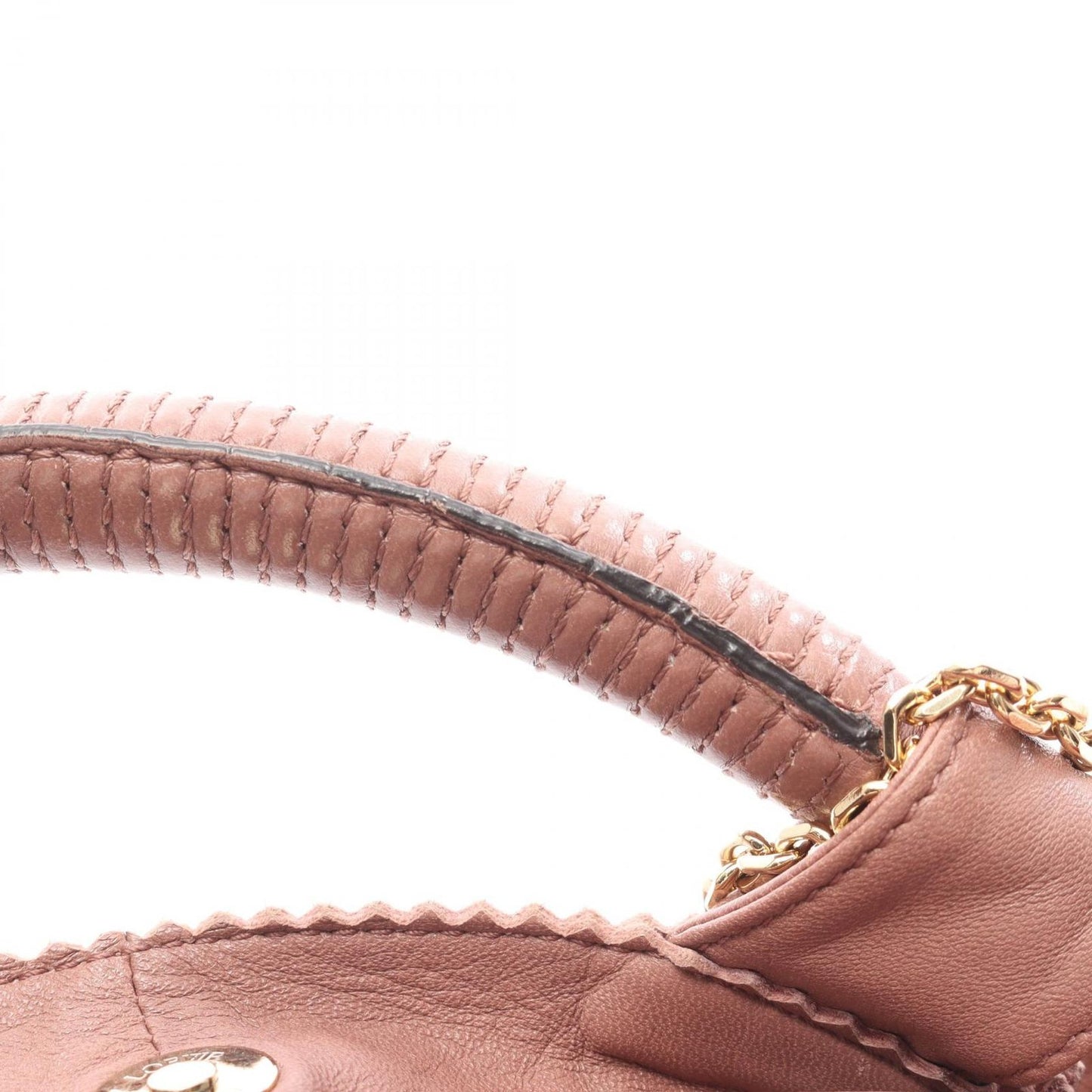 Loewe Handbag Napaare Beige Pink Leather — view 6