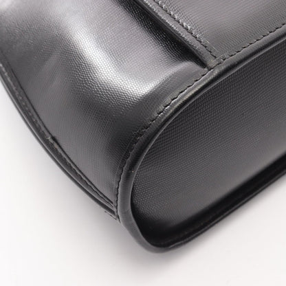 Celine Seri Handbag Sa Ninelelogo Black Leather Sa Ninele Logo — view 5