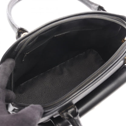 Celine Seri Handbag Sa Ninelelogo Black Leather Sa Ninele Logo — view 3
