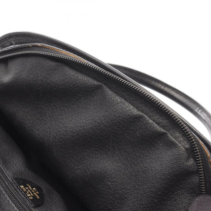 Celine Seri Handbag Sa Ninelelogo Black Leather Sa Ninele Logo — view 9
