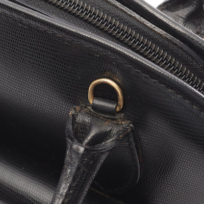 Celine Seri Handbag Sa Ninelelogo Black Leather Sa Ninele Logo — view 7