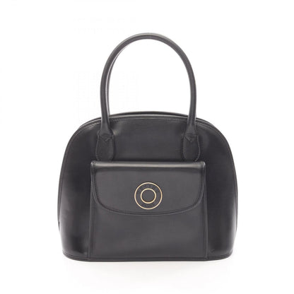Celine Seri Handbag Sa Ninelelogo Black Leather Sa Ninele Logo