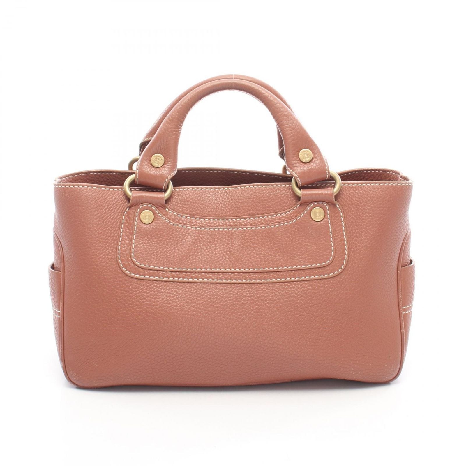 Celine Seri Handbag Pink Leather
