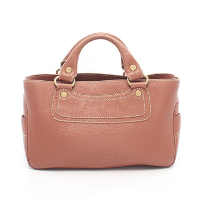 Celine Seri Handbag Pink Leather