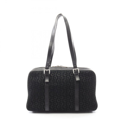 Celine Seri Shoulder Bag Black Leather