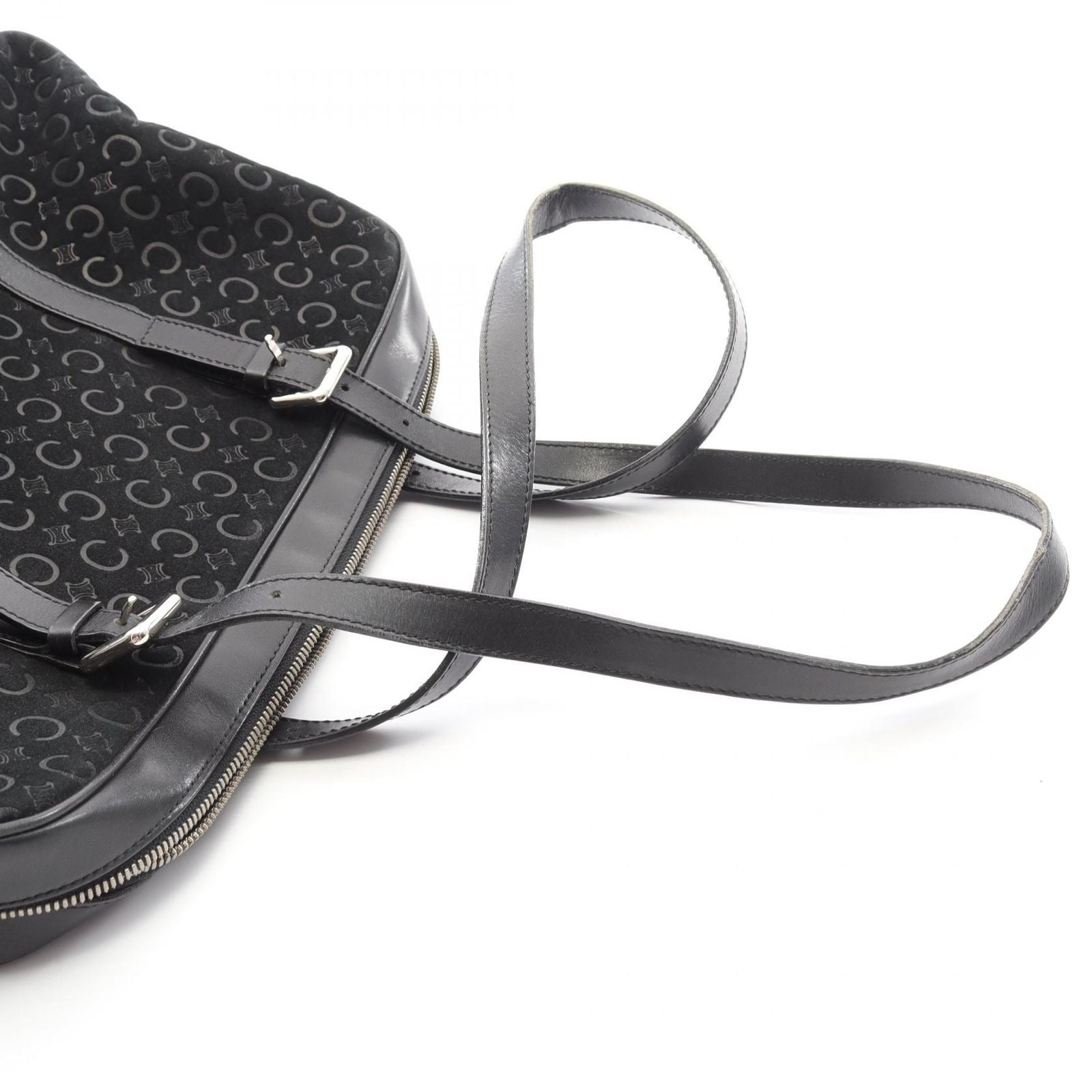 Celine Seri Shoulder Bag Black Leather — view 9
