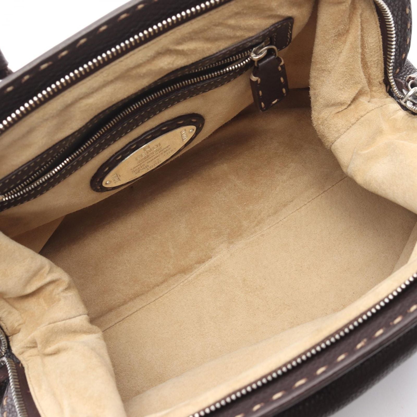 Fendi Handbag Selleria Da Ninebrown Leather — view 3