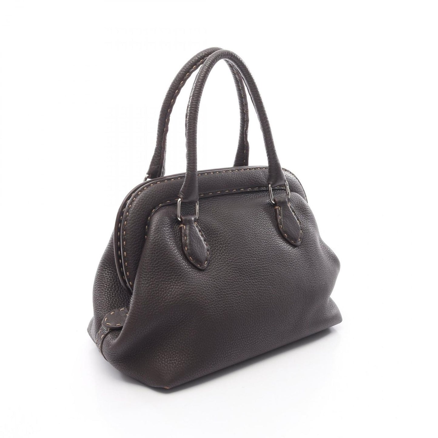 Fendi Handbag Selleria Da Ninebrown Leather — view 2