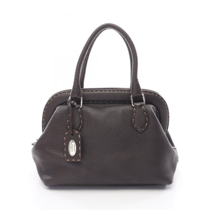 Fendi Handbag Selleria Da Ninebrown Leather