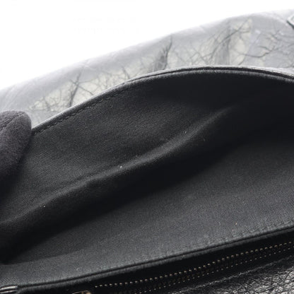 Balenciaga Shoulder Bag Ninelasnine Black Leather Pochette — view 6