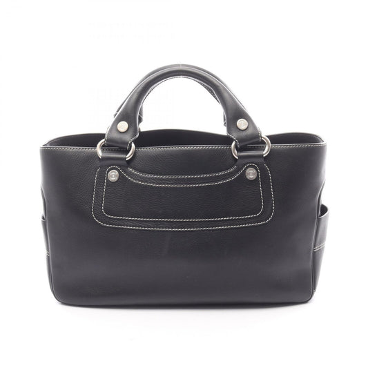 Celine Seri Handbag Black Leather