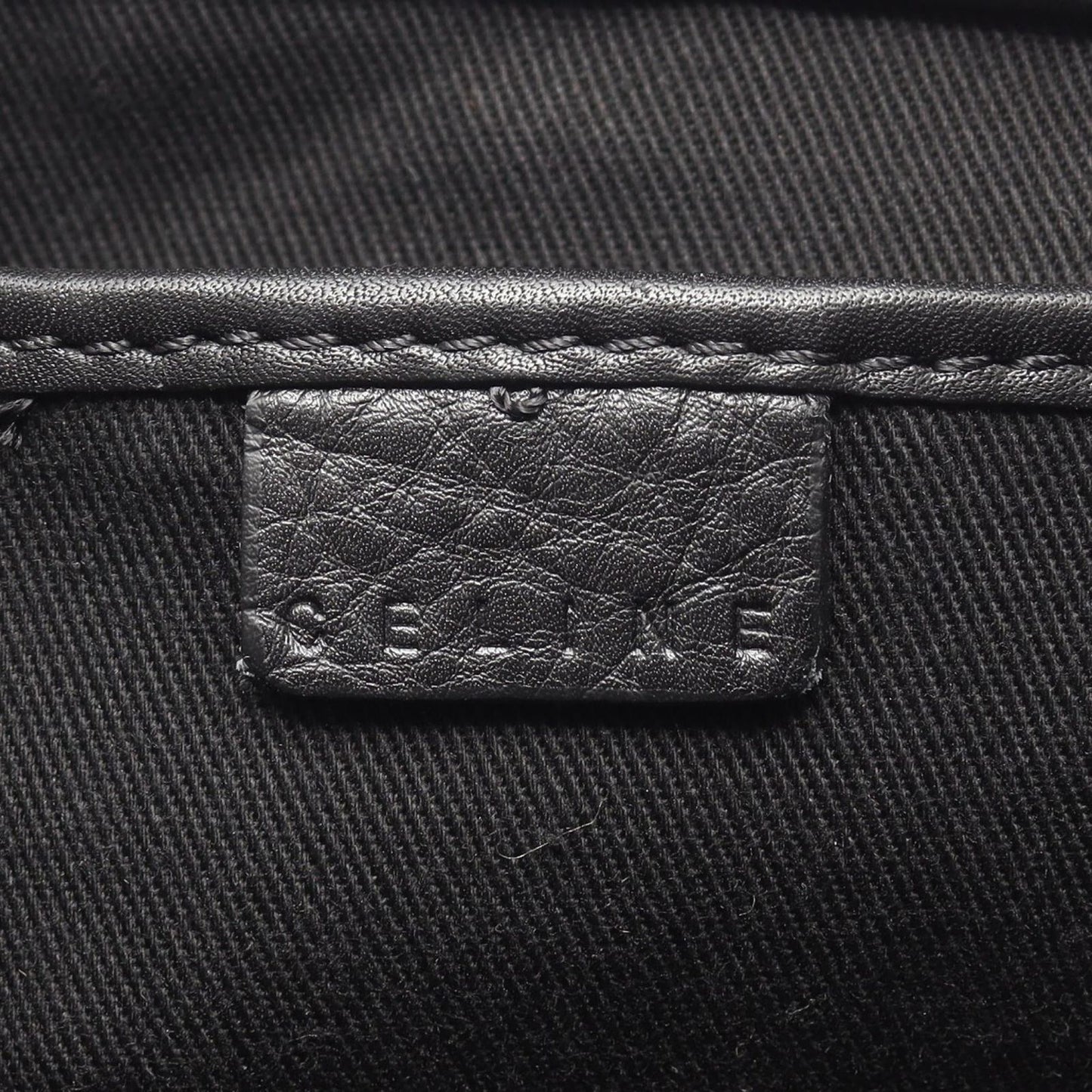 Celine Seri Handbag Black Leather — view 4
