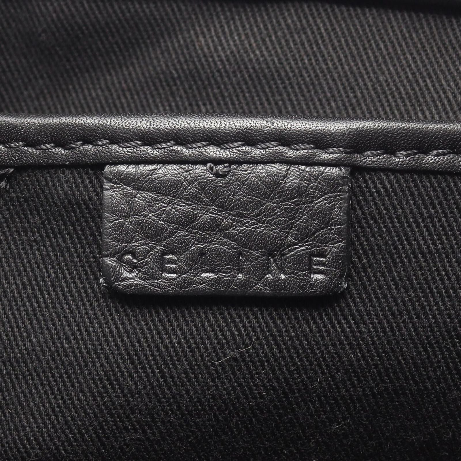 Celine Seri Handbag Black Leather — view 4