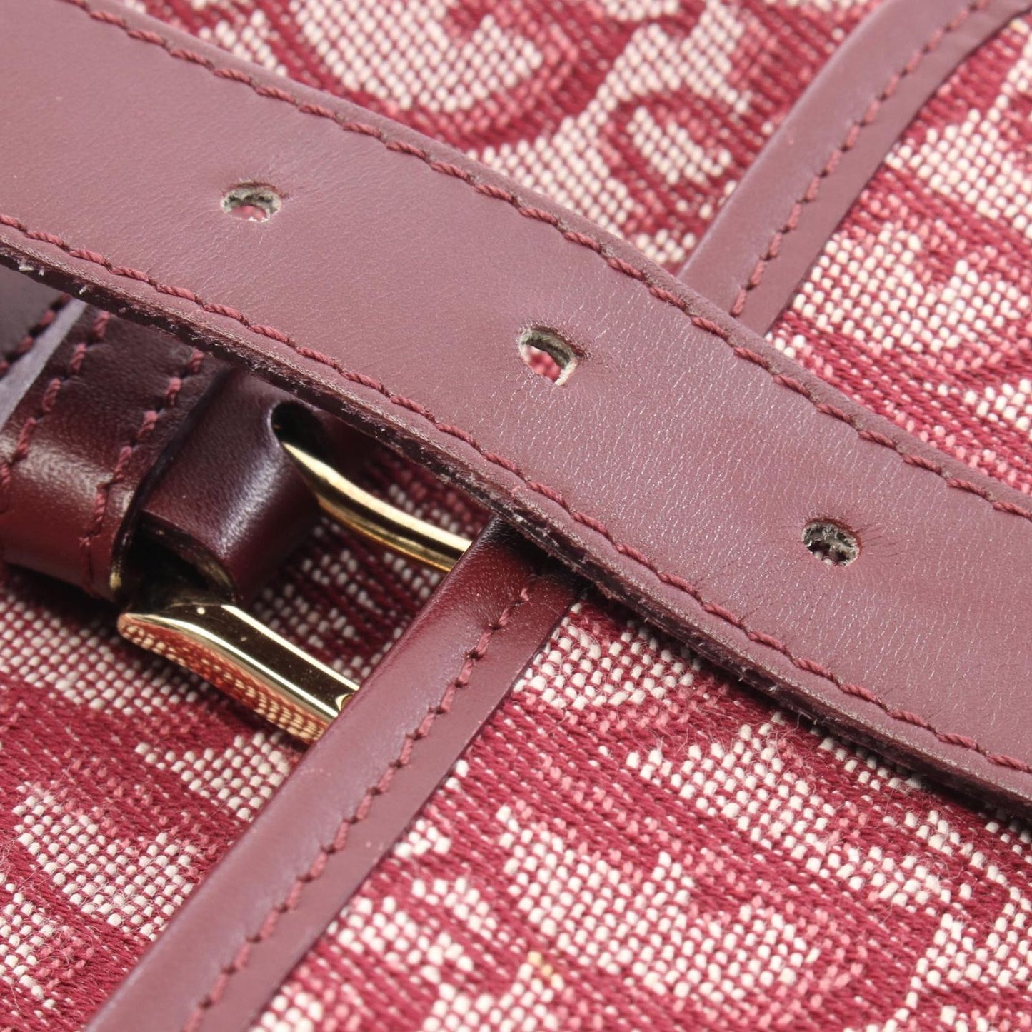 Dior Dio Shoulder Bag Tobta Canvas Leather — view 9
