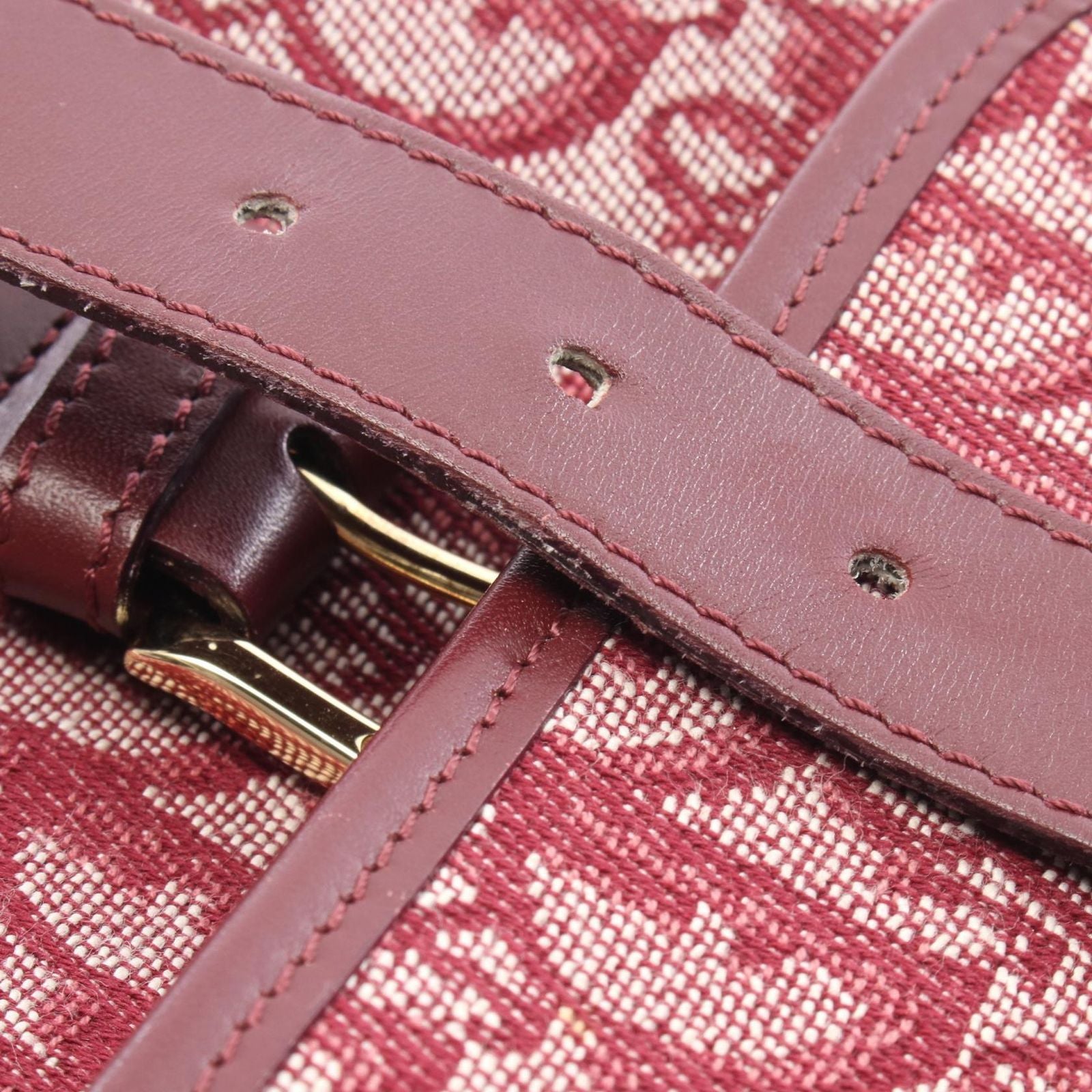 Dior Dio Shoulder Bag Tobta Canvas Leather — view 9