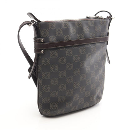 Loewe Shoulder Bag Anagram Da Ninebrown Canvas Leather — view 2