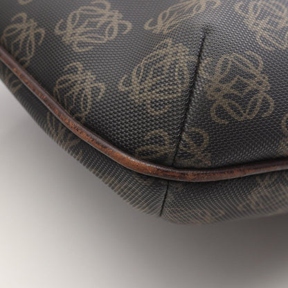 Loewe Shoulder Bag Anagram Da Ninebrown Canvas Leather — view 5