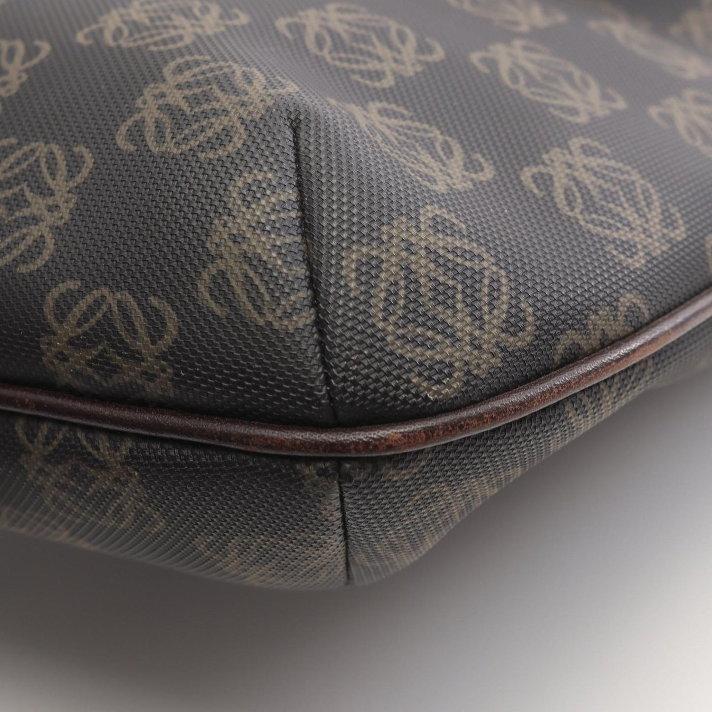Loewe Shoulder Bag Anagram Da Ninebrown Canvas Leather — view 6