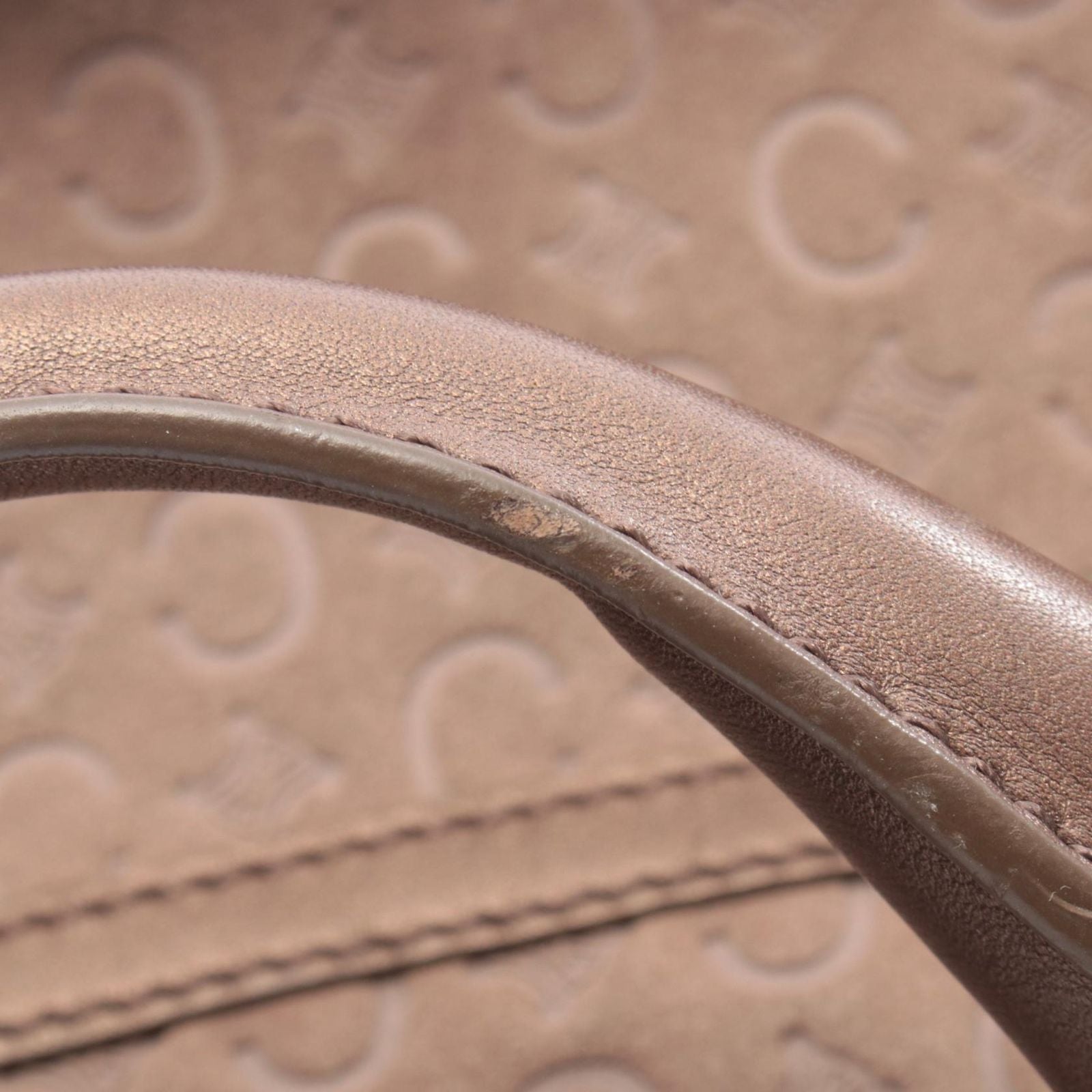 Celine Seri Handbag Brown Leather — view 5