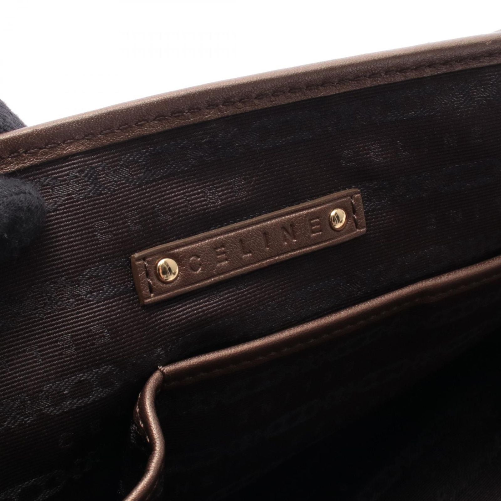 Celine Seri Handbag Brown Leather — view 4