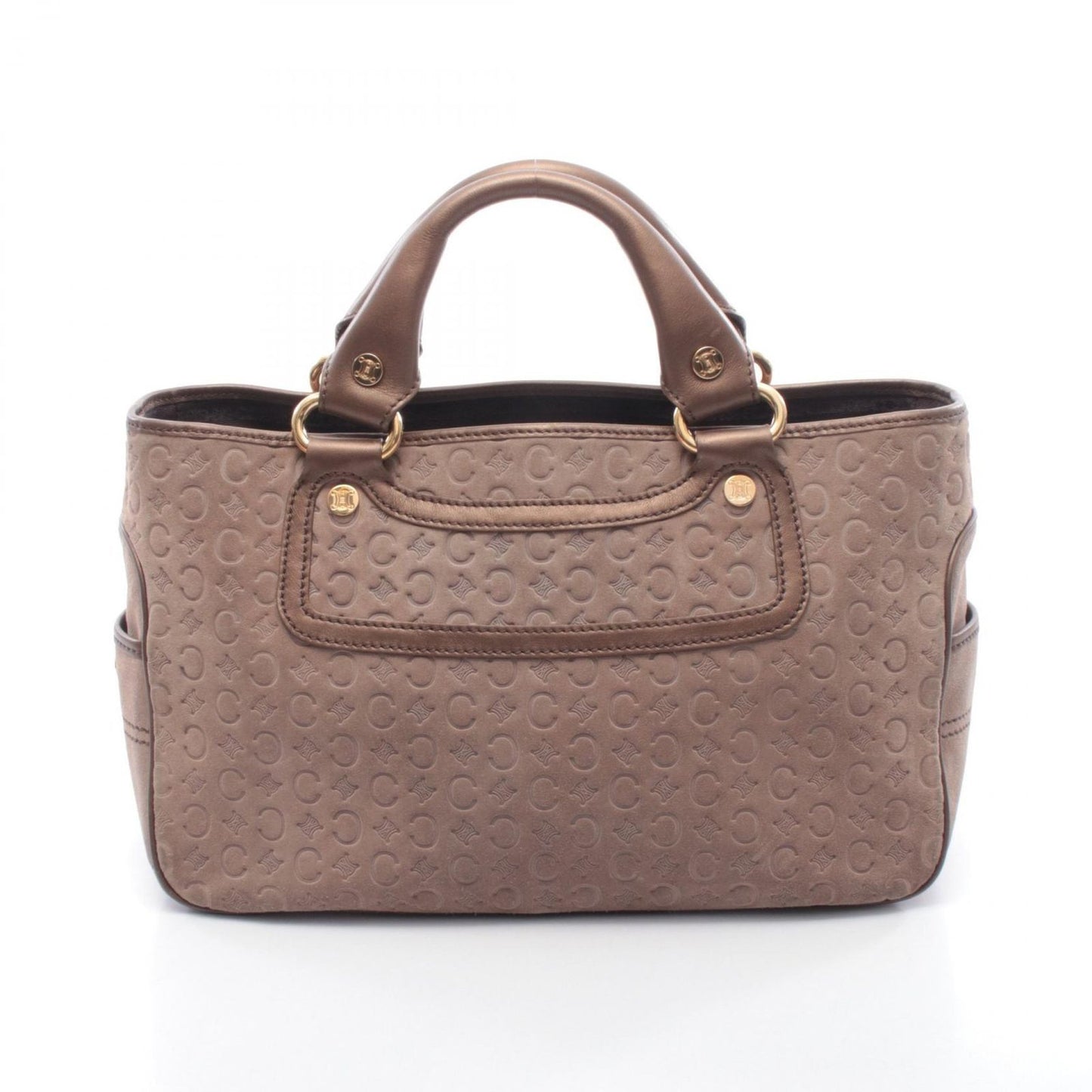 Celine Seri Handbag Brown Leather
