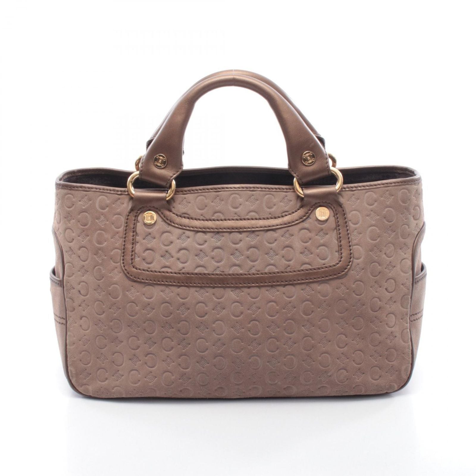 Celine Seri Handbag Brown Leather