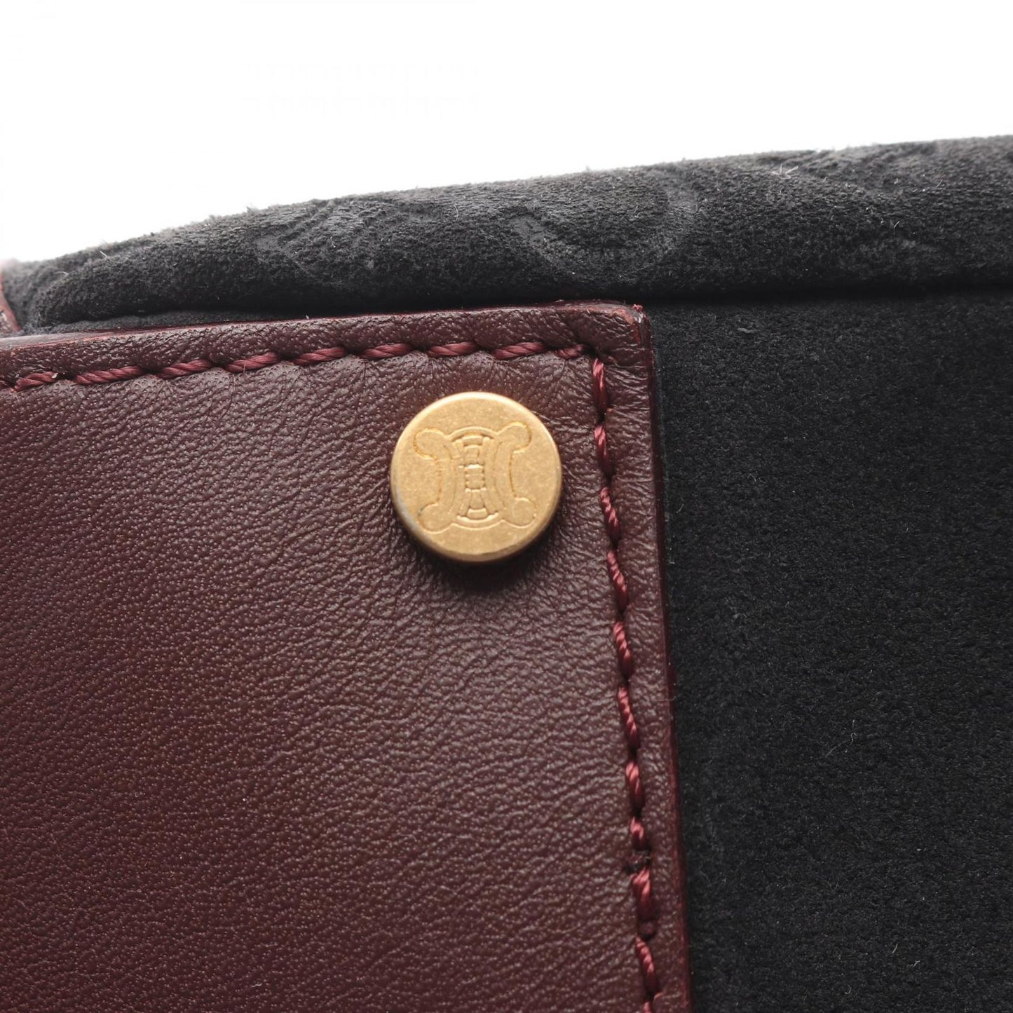 Celine Seri Shoulder Bag Black Brown — view 9