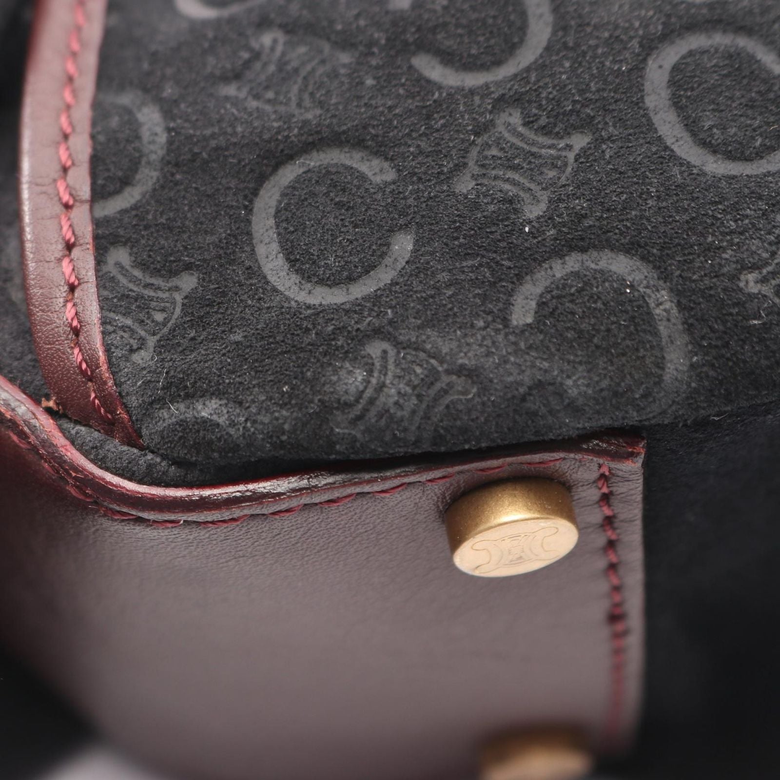 Celine Seri Shoulder Bag Black Brown — view 6
