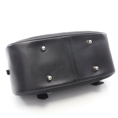 Dior Dio Tote Cannage Ma Nineto Black Canvas Leather Buckle — view 9